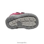 paloma de la fruta/negro calzado KEEN chukka con doble correa y nudo T0822B1013 niños pequeños - Imagen 4
