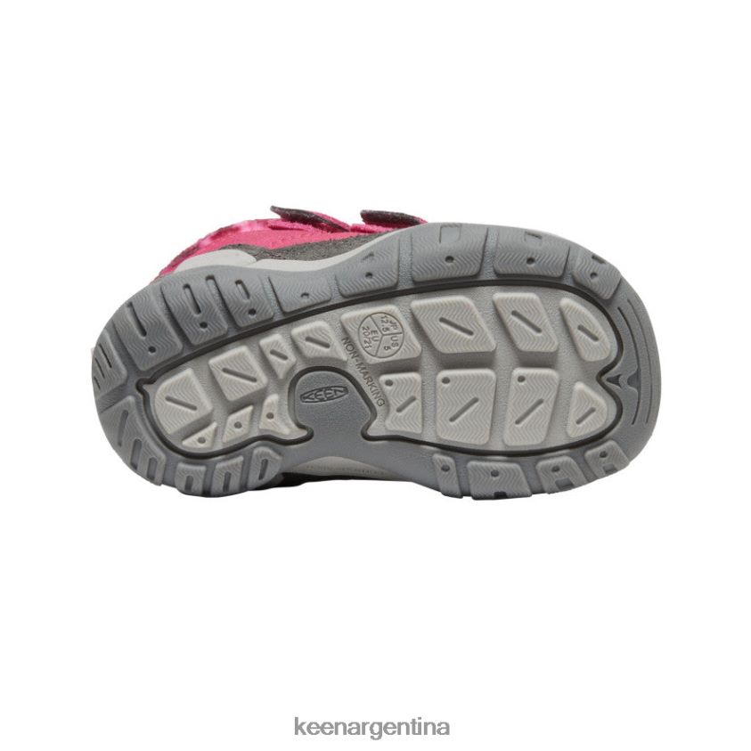 paloma de la fruta/negro calzado KEEN chukka con doble correa y nudo T0822B1013 niños pequeños - Imagen 4