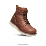 pan de jengibre/blanquecino calzado KEEN san josé 6" T0822B66 hombres - Imagen 3