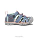 piedra de pedernal/ola del mar calzado KEEN seacamp ii cnx T0822B845 pequeños niños