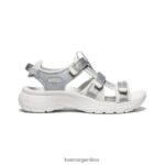plata/blanco estrella calzado KEEN astoria west con puntera abierta T0822B536 mujer