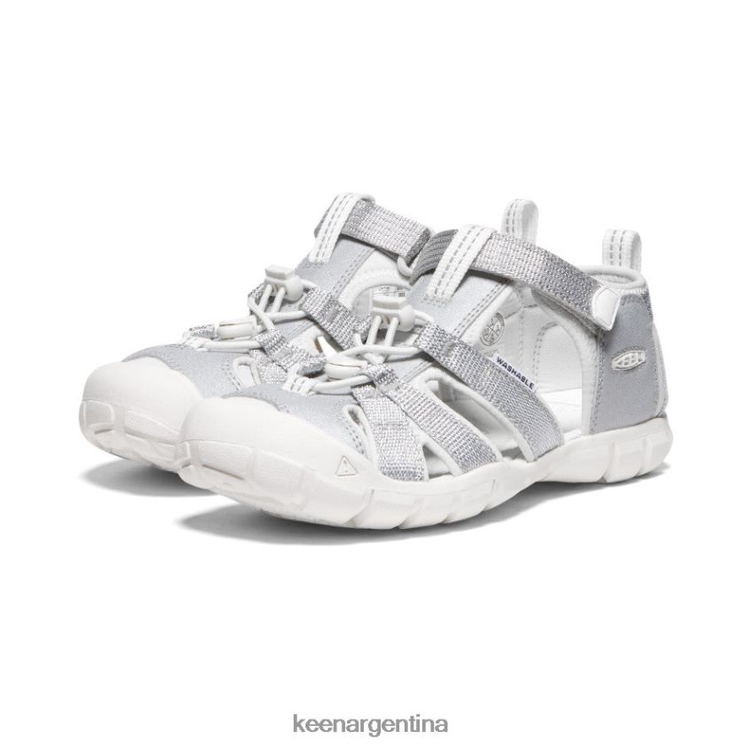 plata/blanco estrella calzado KEEN seacamp ii cnx T0822B798 niños grandes - Imagen 2