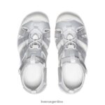 plata/blanco estrella calzado KEEN seacamp ii cnx T0822B798 niños grandes - Imagen 4