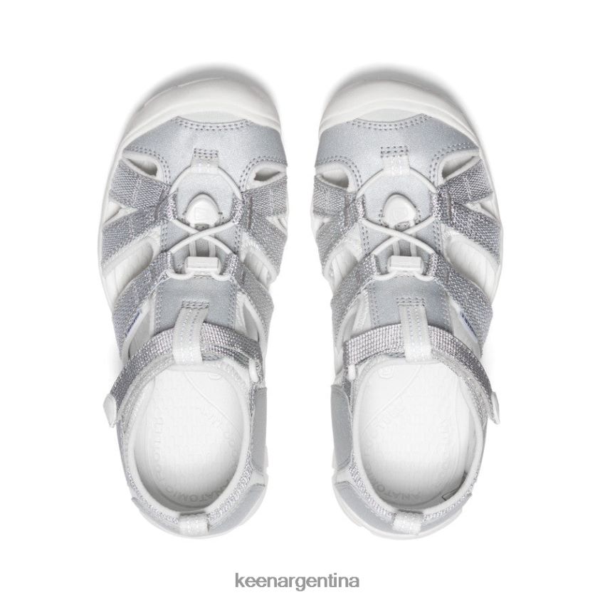 plata/blanco estrella calzado KEEN seacamp ii cnx T0822B798 niños grandes - Imagen 4