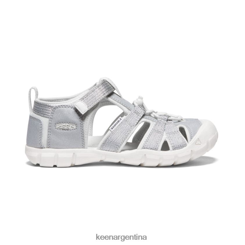 plata_blanco_estrella_calzado_keen_seacamp_ii_cnx_t0822b798_ninos_grandes.jpg plata/blanco estrella calzado KEEN seacamp ii cnx T0822B798 niños grandes - Imagen 1