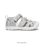 plata/blanco estrella calzado KEEN seacamp ii cnx T0822B857 pequeños niños