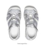 plata/blanco estrella calzado KEEN seacamp ii cnx T0822B857 pequeños niños - Imagen 4