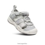 plata calzado KEEN sandalia moxie T0822B956 niños pequeños - Imagen 3