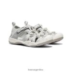 plata calzado KEEN sandalia moxie T0822B960 pequeños niños - Imagen 2