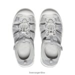 plata calzado KEEN sandalia moxie T0822B960 pequeños niños - Imagen 4