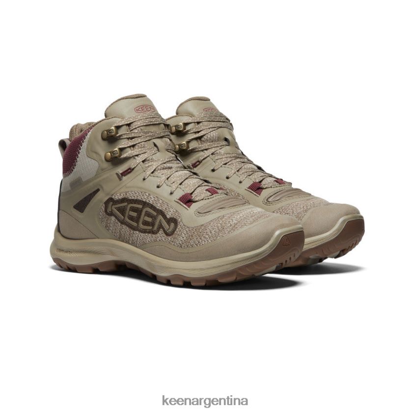 plaza topo/vino Windsor calzado KEEN bota impermeable terradora flex T0822B583 mujer - Imagen 2