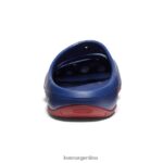profundidades azules/alfombra roja calzado KEEN yogui T0822B215 hombres - Imagen 5