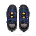profundidades azules/austero calzado KEEN zapato deportivo targhee T0822B784 pequeños niños - Imagen 4