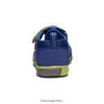profundidades azules/chartreuse calzado KEEN seacamp ii cnx T0822B786 niños grandes - Imagen 5