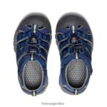 profundidades azules/gárgola calzado KEEN newport h2 T0822B744 pequeños niños - Imagen 4