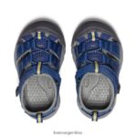 profundidades azules/gárgola calzado KEEN newport h2 T0822B825 niños pequeños - Imagen 4