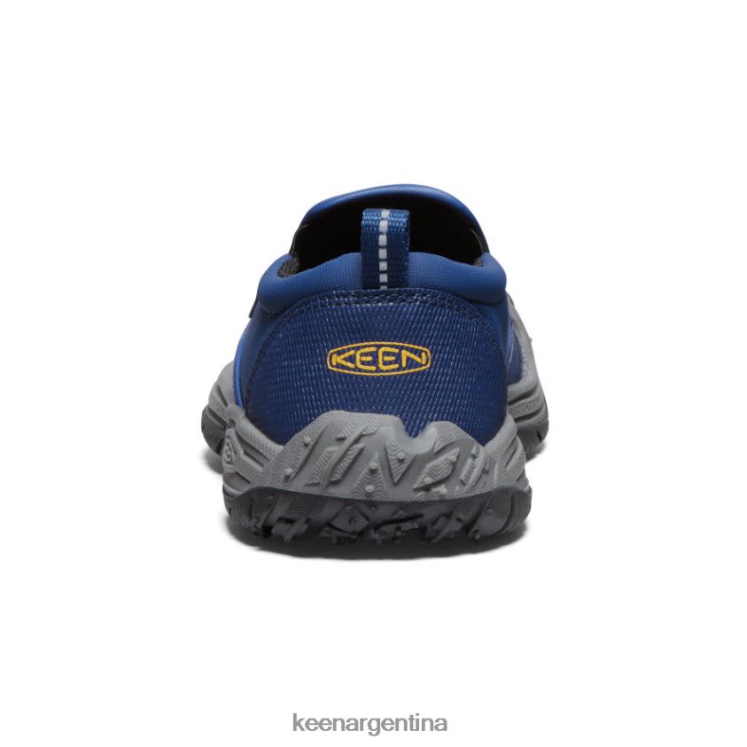 profundidades azules/negro calzado KEEN perro de velocidad sin cordones T0822B713 pequeños niños - Imagen 5