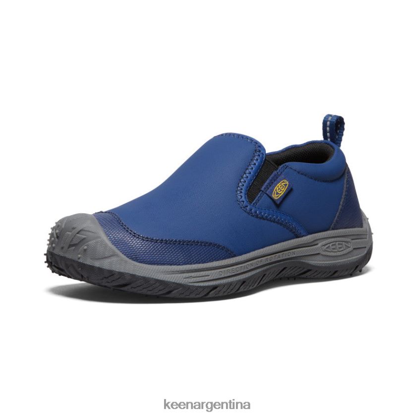 profundidades azules/negro calzado KEEN perro de velocidad sin cordones T0822B717 niños grandes - Imagen 3