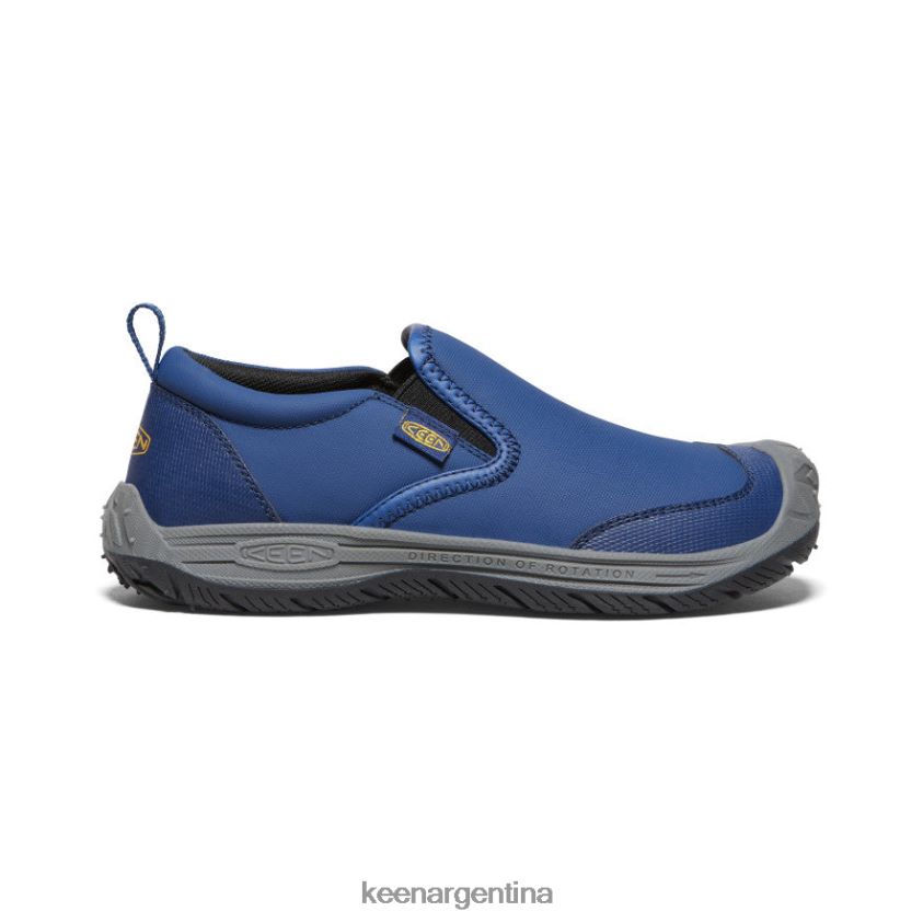 profundidades azules/negro calzado KEEN perro de velocidad sin cordones T0822B717 niños grandes - Imagen 1