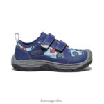 profundidades azules/negro calzado KEEN sabueso de velocidad T0822B812 pequeños niños