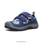 profundidades azules/negro calzado KEEN sabueso de velocidad T0822B874 niños grandes - Imagen 3