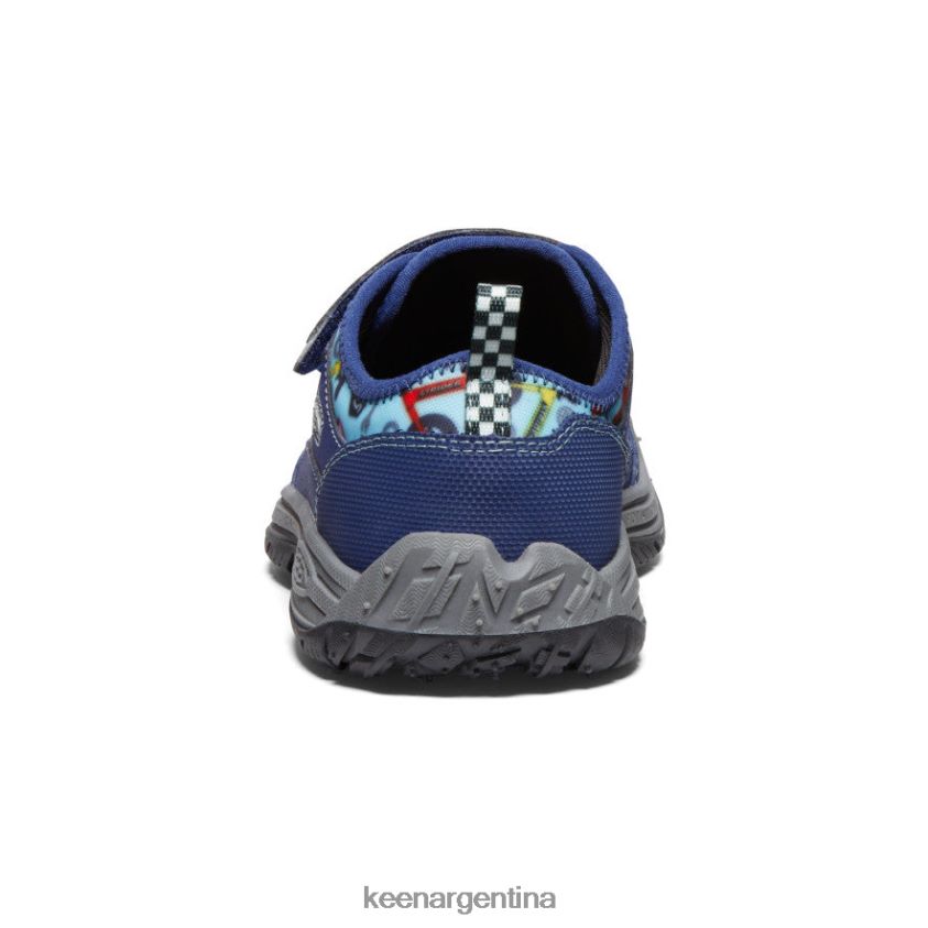 profundidades azules/negro calzado KEEN sabueso de velocidad T0822B874 niños grandes - Imagen 5