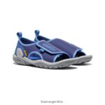 profundidades brillantes de cobalto/azul calzado KEEN Knotch River con puntera abierta T0822B949 niños grandes - Imagen 2