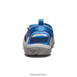 profundidades brillantes de cobalto/azul calzado KEEN Knotch River con puntera abierta T0822B949 niños grandes - Imagen 5