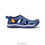 profundidades brillantes de cobalto/azul calzado KEEN sandalia raya T0822B916 niños grandes