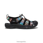 raya negra calzado KEEN newport h2 T0822B54 hombres