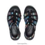 raya negra calzado KEEN newport h2 T0822B54 hombres - Imagen 4