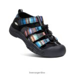 raya negra calzado KEEN newport h2 T0822B768 niños grandes - Imagen 3