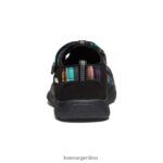 raya negra calzado KEEN newport h2 T0822B768 niños grandes - Imagen 5