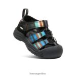 raya negra calzado KEEN newport h2 T0822B836 niños pequeños - Imagen 3