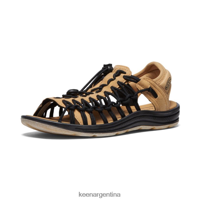 roble ante/negro calzado KEEN uneek ii punta abierta T0822B449 mujer - Imagen 3