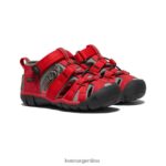 rojo carreras/gárgola calzado KEEN seacamp ii cnx T0822B824 niños pequeños - Imagen 2