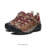 safari/merlot calzado KEEN targhee ii impermeable T0822B543 mujer - Imagen 2