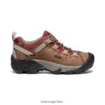 safari/merlot calzado KEEN targhee ii impermeable T0822B543 mujer