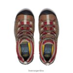 safari/merlot calzado KEEN targhee ii impermeable T0822B543 mujer - Imagen 4