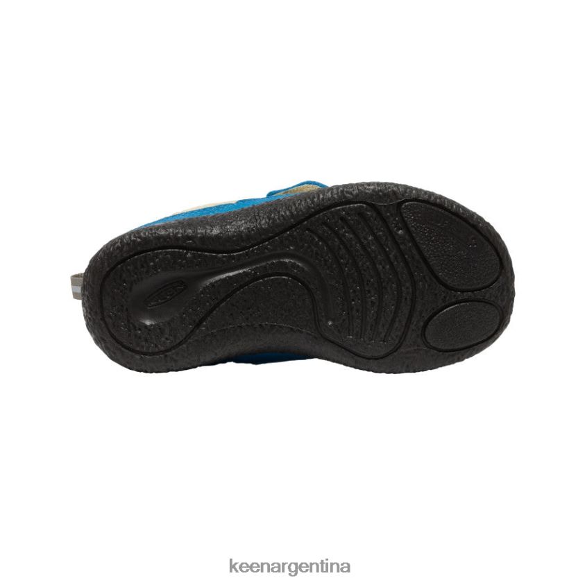 safari/mykonos azul calzado KEEN envoltura de jabón T0822B993 pequeños niños - Imagen 4