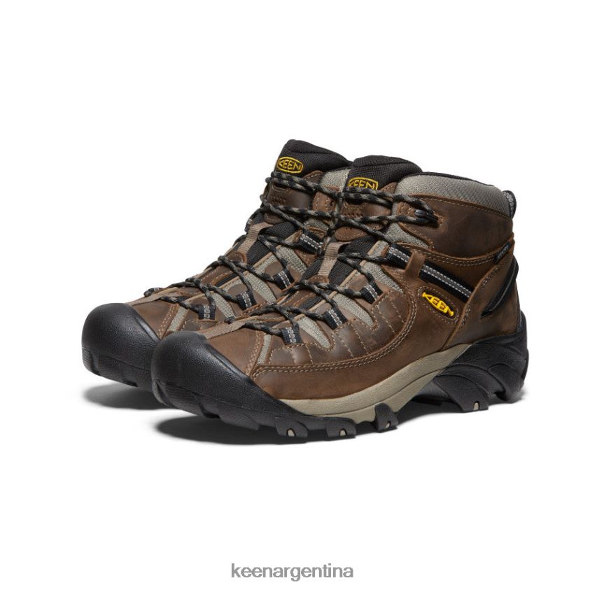 shitake/atigrado calzado KEEN targhee ii impermeable medio ancho T0822B248 hombres - Imagen 2