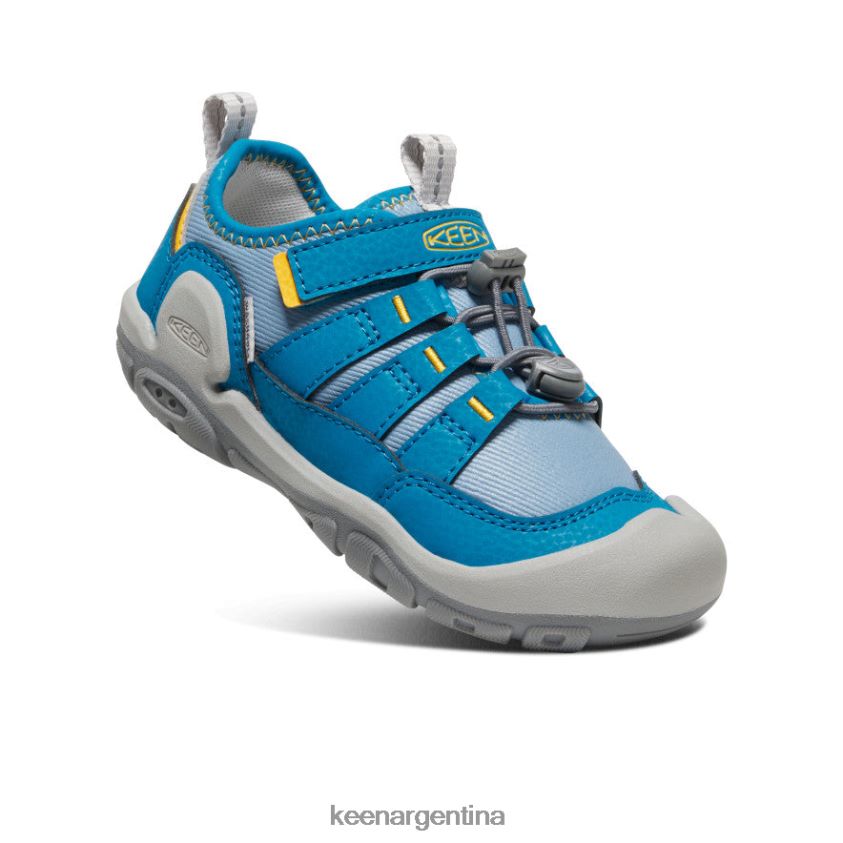 sombra azul/azul mykonos calzado KEEN zapatillas con nudo hueco T0822B892 pequeños niños - Imagen 3