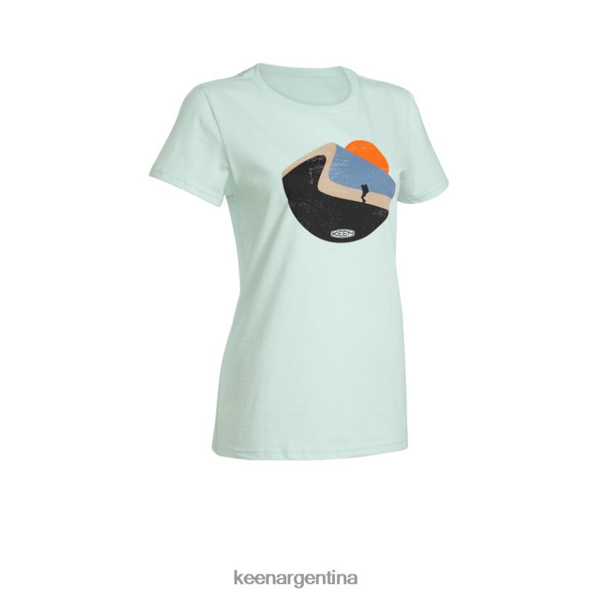 susurrando_azul_ropa_keen_caminar_mas_camiseta_t0822b633_mujer.jpg susurrando azul ropa KEEN caminar más camiseta T0822B633 mujer - Imagen 1