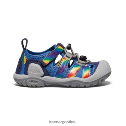 teñido anudado cobalto/arcoíris brillante calzado KEEN arroyo nudo T0822B774 pequeños niños