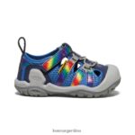 teñido anudado cobalto/arcoíris brillante calzado KEEN arroyo nudo T0822B808 niños pequeños