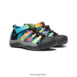 teñido anudado del arco iris calzado KEEN newport h2 T0822B731 pequeños niños - Imagen 2