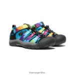 teñido anudado del arco iris calzado KEEN newport h2 T0822B749 niños grandes - Imagen 2