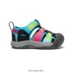 teñido anudado del arco iris calzado KEEN newport h2 T0822B826 niños pequeños