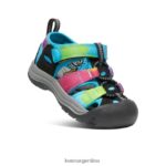 teñido anudado del arco iris calzado KEEN newport h2 T0822B826 niños pequeños - Imagen 3