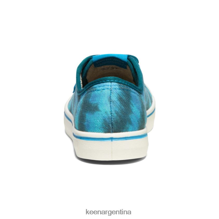 teñido anudado musgo marino/blanco estrella calzado KEEN zapatilla elsa v T0822B501 mujer - Imagen 5